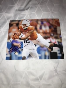 Collin Johnson Texas Longhorns signed Autogramm 8x10 Football Foto WR STAR - Bild 1 von 2