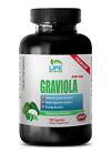 Guanabana Extrakt - GRAVIOLA (Blattpulver) 650 mg - enthält Vitaminkapseln 1B