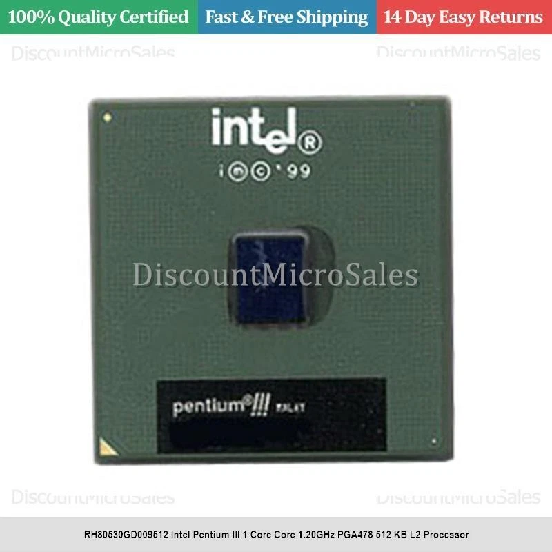 RH80530GD009512 Intel Pentium III 1 Core Core 1.20GHz PGA478 512 KB L2 Processor - Image 1 of 1