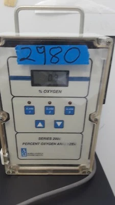 Alpha Omega Instruments Series 2000 Percent Oxygen Analyzer SOLD AS PICTURED - Image 1 of 3