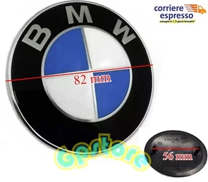 STEMMA PER BMW 316 318 320 325 328 D Logo Cofano Fregio Anteriore 82mm Touring - Foto 1 di 2