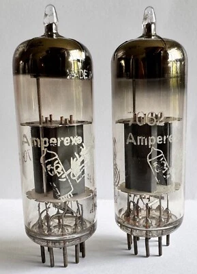 Par AMPEREX 7062 E180CC RARO - BUGLE BOY Clave de Agudos Emparejada Heerlan Δ1A2 Grial Foto 1 de 4