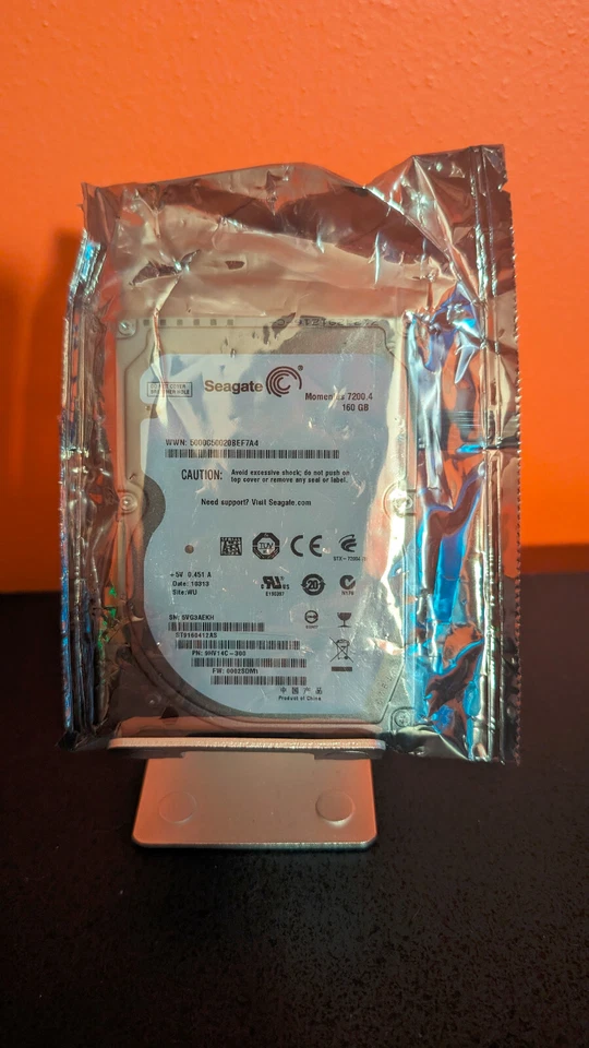 BNIB Seagate Momentus 160GB Internal 7200RPM 2.5" (ST9160412AS) HDD - Image 1 of 1