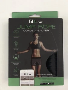 Fit2Live verstellbares 9 Fuß Fitnessstudio Training Springseil brandneu im Karton - Bild 1 von 4
