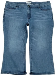 Lane Bryant Women (22) Flex Magic Waist Mid Rise Pedal Signature Fit Medium Wash - Picture 1 of 6