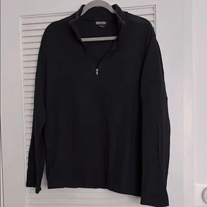 Michael Kors Herren Schwarz Quarter Zip Gr. M - Bild 1 von 7