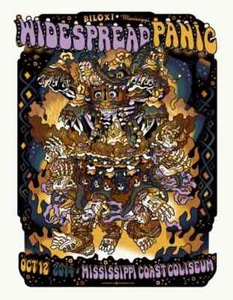 🎸 Widespread Panic Poster 2014 Biloxi 🎶 Guy Burwell Art 🌟 #21/290 🔥 Mint! - Picture 1 of 2