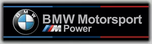 BMW Motorsport M Power Indoor Outdoor Banner Flag 2x8ft 60x240cm Best banner - Picture 1 of 6