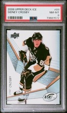 2008-09 Upper Deck Ice Sidney Crosby #89 PSA 8 POP 1 Penguins NHL