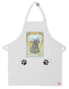 Weimaraner Dog Apron Two Pocket Bib Apron with Adj Neck - Picture 1 of 1