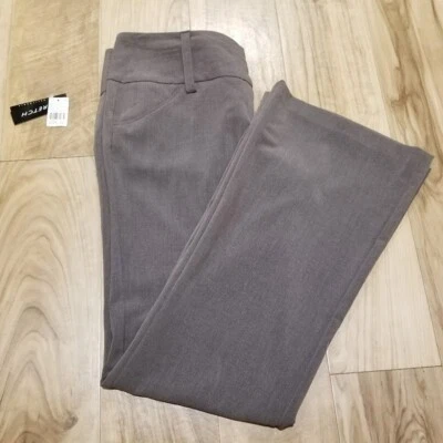Nos Vintage B. Wear Byer California Dress Pants Size 13 Womens Gray Flared Retro - Image 1 of 4