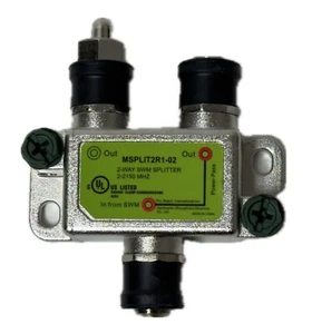 2-Way Wide Band Splitter for DIRECTV SWM LNB - MSPLIT2R1-02 - Green Label - Picture 1 of 1