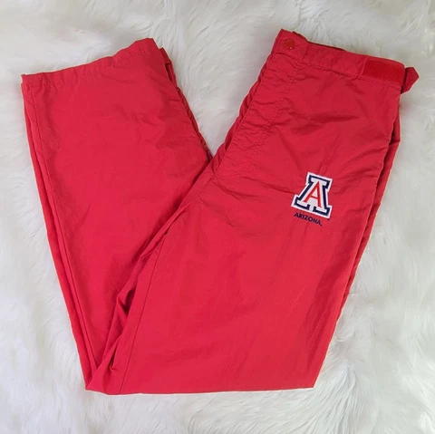 VTG 20 20 SPORT  ARIZONA UNIVERSITY THIN SNOW PANTS (L) W34" Red Ankle Zip Strap Cover