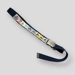 BOY SCOUTS BSA Cub Scout Belt With Merit Badges Adventure Loop Slides M/L 42” - Picture 1 of 11