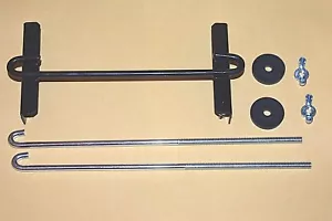 Battery Universal Hold Down Bracket Cross Bar 10" J Bolts 8" or 12" on Request - Picture 1 of 4