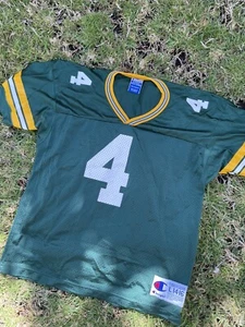 Green Bay Packers Champion Brett Favre Jersey Boys Youth L 14-16 - Picture 1 of 4