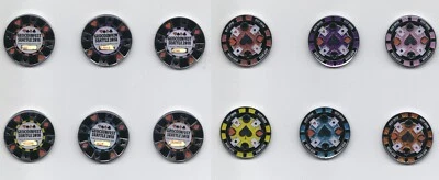 2018  POKER Un-Activated 6 Coin Set GEOCOINFEST - Image 1 of 4