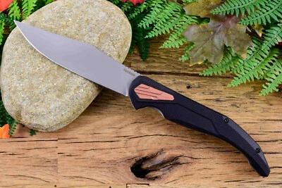 Couteau Kershaw Strata Lame Acier D2 Manche G10/Acier Bearings IKBS KS2076