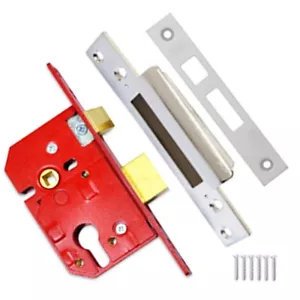 Cassa serratura cilindro euro ricambio classica cromata ERA FORTRESS BS SASHBOLT 2,5" - Foto 1 di 2