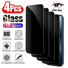 Pack de 4 protecteurs d'écran en verre iPhone tempéré antispy pour iPhone 15 14 13 12