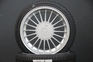 BMW 3er E30 Alpina Style Satz 17 Zoll Räder Alufelgen Sommerreifen Platin TÜV - Bild 1 von 3