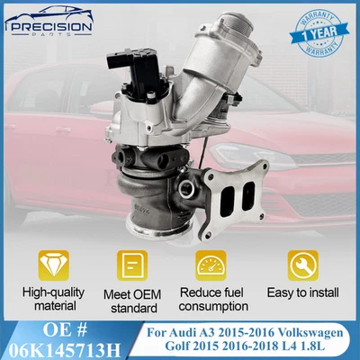 Turbo Turbocharger for Audi A3 2015-2016 Volkswagen Golf 2015 2016-2018 L4 1.8L Foto 1 de 4