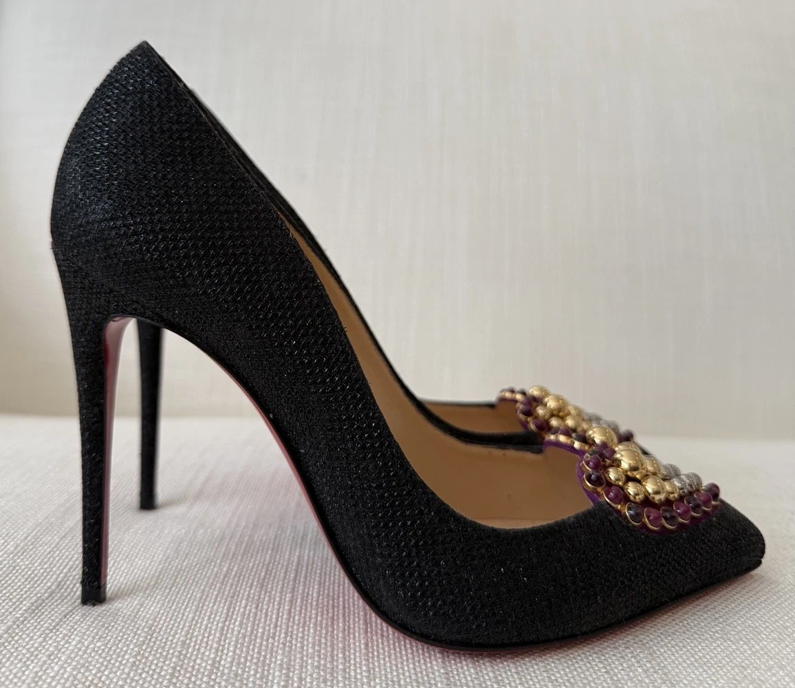 【バレンタイン限定】Christian Louboutin ハートパンプス 37 So Kate 120 ベージュ パテントレザー - Shoes - Women - Christian