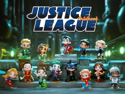 POP MART DC Justice League Childhood Series Figures Confirmed Blind Box Toy New - Image 1 of 4