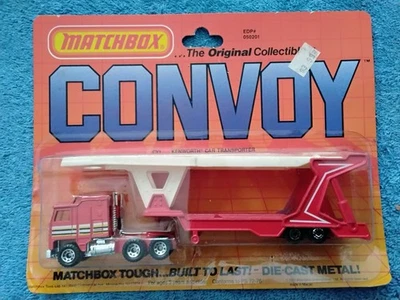 Matchbox 1982 Convoy Kenworth Helicopter l C Transporter Black Vintage NIP  1983 - Image 1 of 4