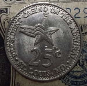 The President on The Admiral 25c Casino Medaille - Bild 1 von 2