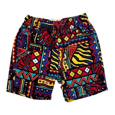 Oh Snap! Drill Clothing Co. Pantalones Cortos Hombre Talla Grande Multicolor Años 90 Retro Hip Hop Foto 1 de 3