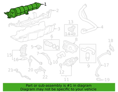 Honda 17011-T7X-A01 Vapor Canister 16-22 HR-V 1.8 New Genuine - Image 1 of 2