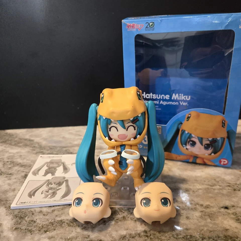 Nendoroid 1439 Hatsune Miku Digimon Hatsune Miku Kigurumi Agumon Ver. De Japón Foto 1 de 4