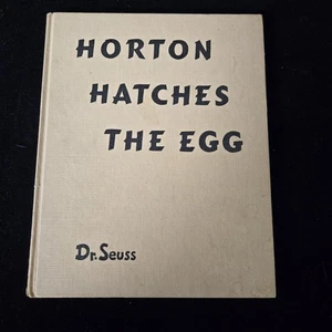 Horton Hatches the Egg by Dr. Seuss 1940 Early Edition Hardcover Vintage book - Imagen 1 de 11
