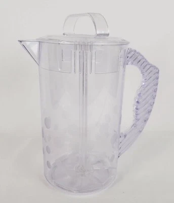 The Pampered Chef Pitcher Quick Stir 2 Quart Polka Dot Pattern # 2272 - Image 1 of 3