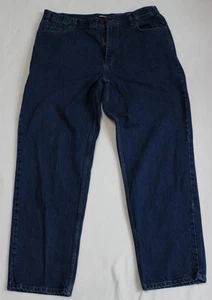 Kirkland Signature Jeans Men's Size 40x34 Straight Fit Dark Blue - Picture 1 of 9