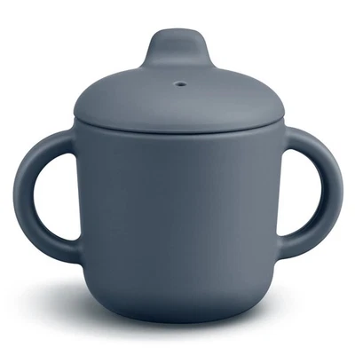 Taza de silicona para bebé 6+ meses 5 oz gris a prueba de fugas Foto 1 de 4