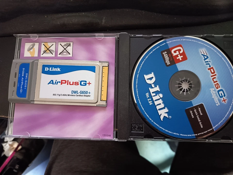 D-Link DWL-G650+ AirPlus G+ WLAN PCMCIA Notebook Adapter 2.4GHz - Bild 1 von 1