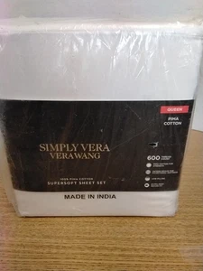 Verawang 600 Thread Count Queen Sheet Set - Picture 1 of 6