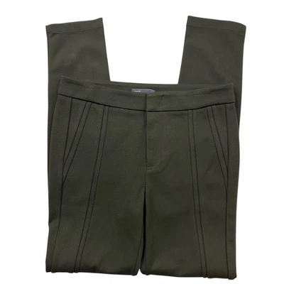 Vince Ponte Stretch twill skinny leg pants women's size 6 Olive - Image 1 of 3