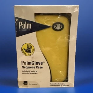 Vintage NOWA Zapieczętowana rękawica PalmGlove Palm III Body Glove Neopren Case PDA Żółta NOS - Zdjęcie 1 z 4