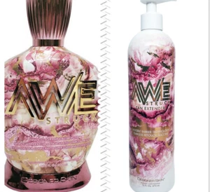 Designer Skin AWESTRUCK 65X BRONZER Tanning Lotion & AWESTRUCK Tan Extender - Picture 1 of 1