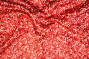 Pure Silk Fabric By The Yard Dress Making Cloth Collage Vintage Material PSF1424 - Picture 1 of 6