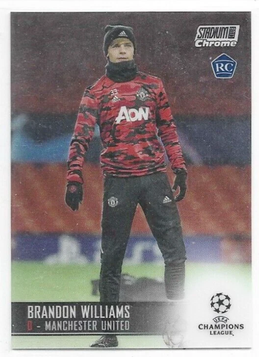 Brandon Williams Manchester United 2020-21 Stadium Club UEFA Rookie #59 - Image 1 of 1