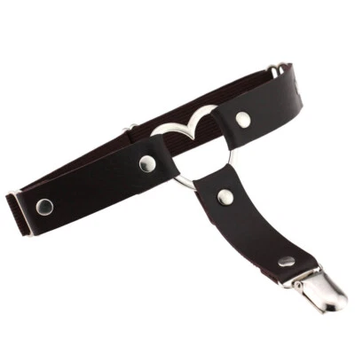 Arnés antideslizante para mujer muslo alto liguero cinturón calcetín sujetador tirantes + clip Foto 1 de 4