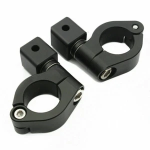 Motorcycle Part 25mm 1" Mount Brackets Front Lights Headlight Fog Lamp Universal - Picture 1 of 8