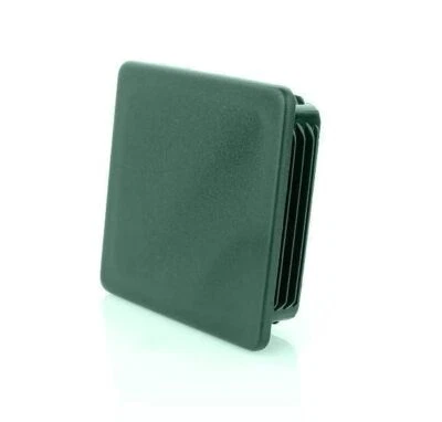 LOGISTSYSTEM Vierkantrohre - 50x50mm Quadratstopfen Grün - Vierkant Endkappen