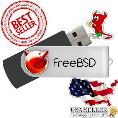 FreeBSD Bootable USB – Reliable UNIX-Based OS for Servers & Professionals! - Image 1 of 2