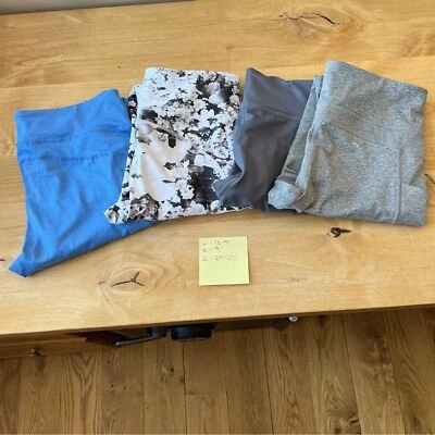 VIE ACTIVE LOT OF 4 LEGGINGS SZ M FITNESS ATHLETIC WORKOUT GYM PERFORMANCE YOGA - Image 1 of 4