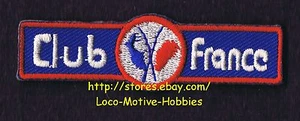 LMH PATCH Badge  F.F. HANDBALL CLUB FRANCE  League  ROOSTER Red Blue Logo 2-3/4" - Picture 1 of 2